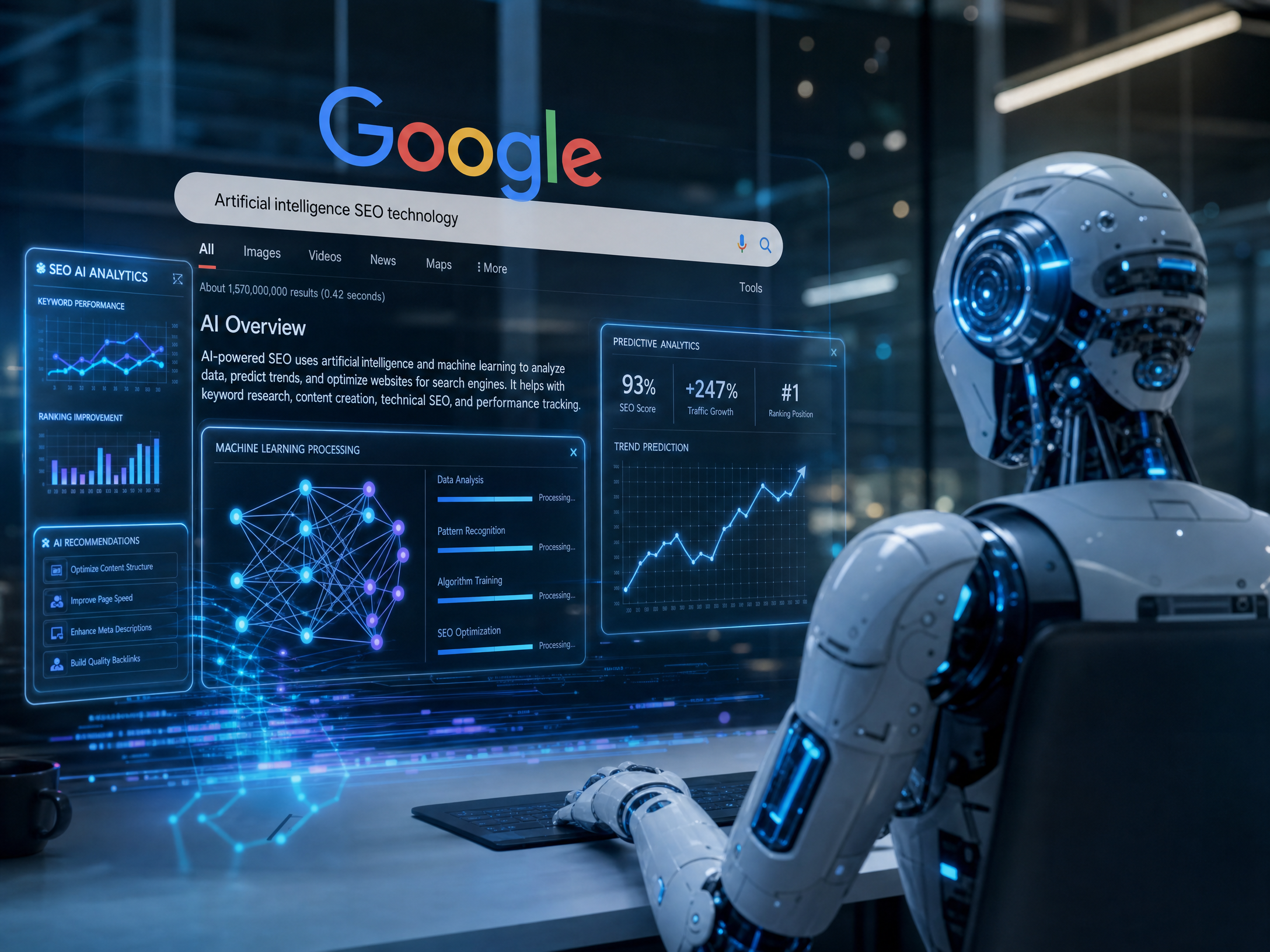 AI SEO Malaysia - artificial intelligence search engine optimisation by MarketingCom